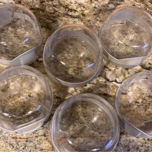 6 clear stove knobs